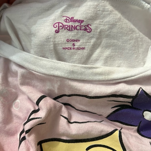 Disney Princess Ariel short and T-shirt set size 5 great condition - Picture 8 of 9